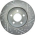 Centric 227.63039R Disc Brake Rotor Select Sport Drilled & Slotted Rotor, Right