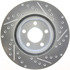 227.63052R by CENTRIC - Select Sport Drilled & Slotted Rotor, Right