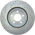 227.63053L by CENTRIC - Select Sport Drilled & Slotted Rotor, Left