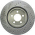 227.63059L by CENTRIC - Select Sport Drilled & Slotted Rotor, Left