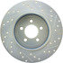 227.63060R by CENTRIC - Select Sport Drilled & Slotted Rotor, Right