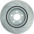 227.63061R by CENTRIC - Select Sport Drilled & Slotted Rotor, Right