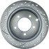 227.63066L by CENTRIC - Select Sport Drilled & Slotted Rotor, Left