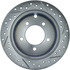 227.63066R by CENTRIC - Select Sport Drilled & Slotted Rotor, Right