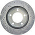 227.65013R by CENTRIC - Select Sport Drilled & Slotted Rotor, Right