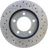 227.65041R by CENTRIC - Select Sport Drilled & Slotted Rotor, Right