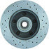 Centric 227.65040R Disc Brake Rotor and Hub Assembly Select Sport Drilled & Slotted Rotor, Right