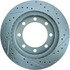 227.65053R by CENTRIC - Select Sport Drilled & Slotted Rotor, Right