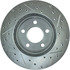 227.65054R by CENTRIC - Select Sport Drilled & Slotted Rotor, Right