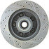 Centric 227.65055R Disc Brake Rotor and Hub Assembly Select Sport Drilled & Slotted Rotor, Right