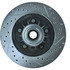 227.65081R by CENTRIC - Select Sport Drilled & Slotted Rotor, Right