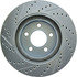 227.65082L by CENTRIC - Select Sport Drilled & Slotted Rotor, Left