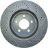 227.65082R by CENTRIC - Select Sport Drilled & Slotted Rotor, Right