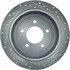 227.65085R by CENTRIC - Select Sport Drilled & Slotted Rotor, Right