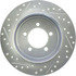 227.65090L by CENTRIC - Select Sport Drilled & Slotted Rotor, Left