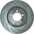 227.65091R by CENTRIC - Select Sport Drilled & Slotted Rotor, Right