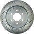 Centric 227.65095L Disc Brake Rotor Select Sport Drilled & Slotted Rotor, Left
