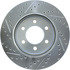 227.65097L by CENTRIC - Select Sport Drilled & Slotted Rotor, Left