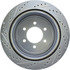 227.65102L by CENTRIC - Select Sport Drilled & Slotted Rotor, Left