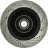 227.65104R by CENTRIC - Select Sport Drilled & Slotted Rotor, Right