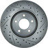 227.65107R by CENTRIC - Select Sport Drilled & Slotted Rotor, Right