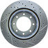 Centric 227.65113R Disc Brake Rotor Select Sport Drilled & Slotted Rotor, Right