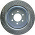 227.65135L by CENTRIC - Select Sport Drilled & Slotted Rotor, Left