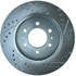 227.65130R by CENTRIC - Select Sport Drilled & Slotted Rotor, Right
