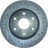 227.66009R by CENTRIC - Select Sport Drilled & Slotted Rotor, Right