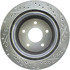 227.66036R by CENTRIC - Select Sport Drilled & Slotted Rotor, Right