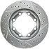 227.66026R by CENTRIC - Select Sport Drilled & Slotted Rotor, Right