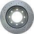 227.66042L by CENTRIC - Select Sport Drilled & Slotted Rotor, Left