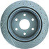 227.66041R by CENTRIC - Select Sport Drilled & Slotted Rotor, Right