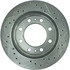 227.66042R by CENTRIC - Select Sport Drilled & Slotted Rotor, Right