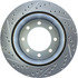 227.66050L by CENTRIC - Select Sport Drilled & Slotted Rotor, Left