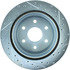 227.66045R by CENTRIC - Select Sport Drilled & Slotted Rotor, Right