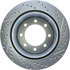 Centric 227.66050R Disc Brake Rotor Select Sport Drilled & Slotted Rotor, Right