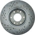 Centric 227.66053L Disc Brake Rotor Select Sport Drilled & Slotted Rotor, Left