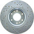Centric 227.66053R Disc Brake Rotor Select Sport Drilled & Slotted Rotor, Right
