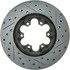 227.66056R by CENTRIC - Select Sport Drilled & Slotted Rotor, Right