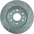 227.66057R by CENTRIC - Select Sport Drilled & Slotted Rotor, Right