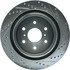 227.66065R by CENTRIC - Select Sport Drilled & Slotted Rotor, Right