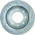 227.66059R by CENTRIC - Select Sport Drilled & Slotted Rotor, Right