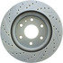 227.66069L by CENTRIC - Select Sport Drilled & Slotted Rotor, Left