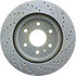 Centric 227.66069R Disc Brake Rotor Select Sport Drilled & Slotted Rotor, Right