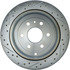 227.66070L by CENTRIC - Select Sport Drilled & Slotted Rotor, Left