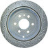 227.66070R by CENTRIC - Select Sport Drilled & Slotted Rotor, Right