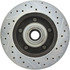 227.67028R by CENTRIC - Select Sport Drilled & Slotted Rotor, Right