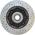 Centric 227.67030R Disc Brake Rotor and Hub Assembly Select Sport Drilled & Slotted Rotor, Right