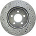 227.67045L by CENTRIC - Select Sport Drilled & Slotted Rotor, Left